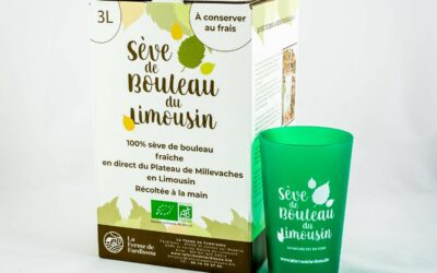 -20% sur le cubi de 3 litres de sève de bouleau de la Ferme de Fardissou