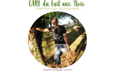 EARL du lait au noix