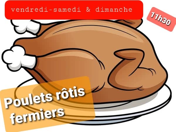 Poulets rôtis