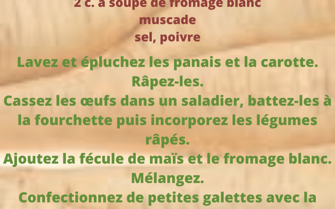 Recette : Panais