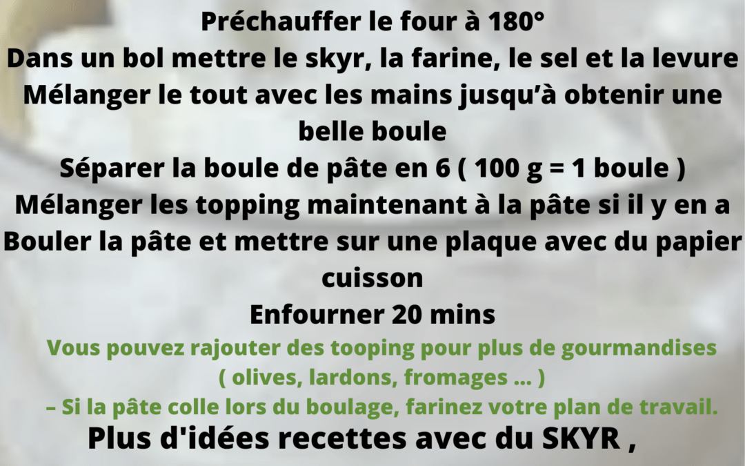 Recette: SKYR