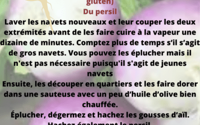 Recette: Navet nouveau