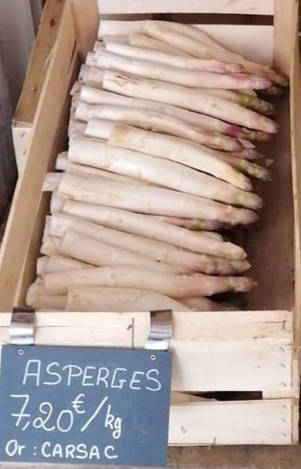 Asperges fin de saison …