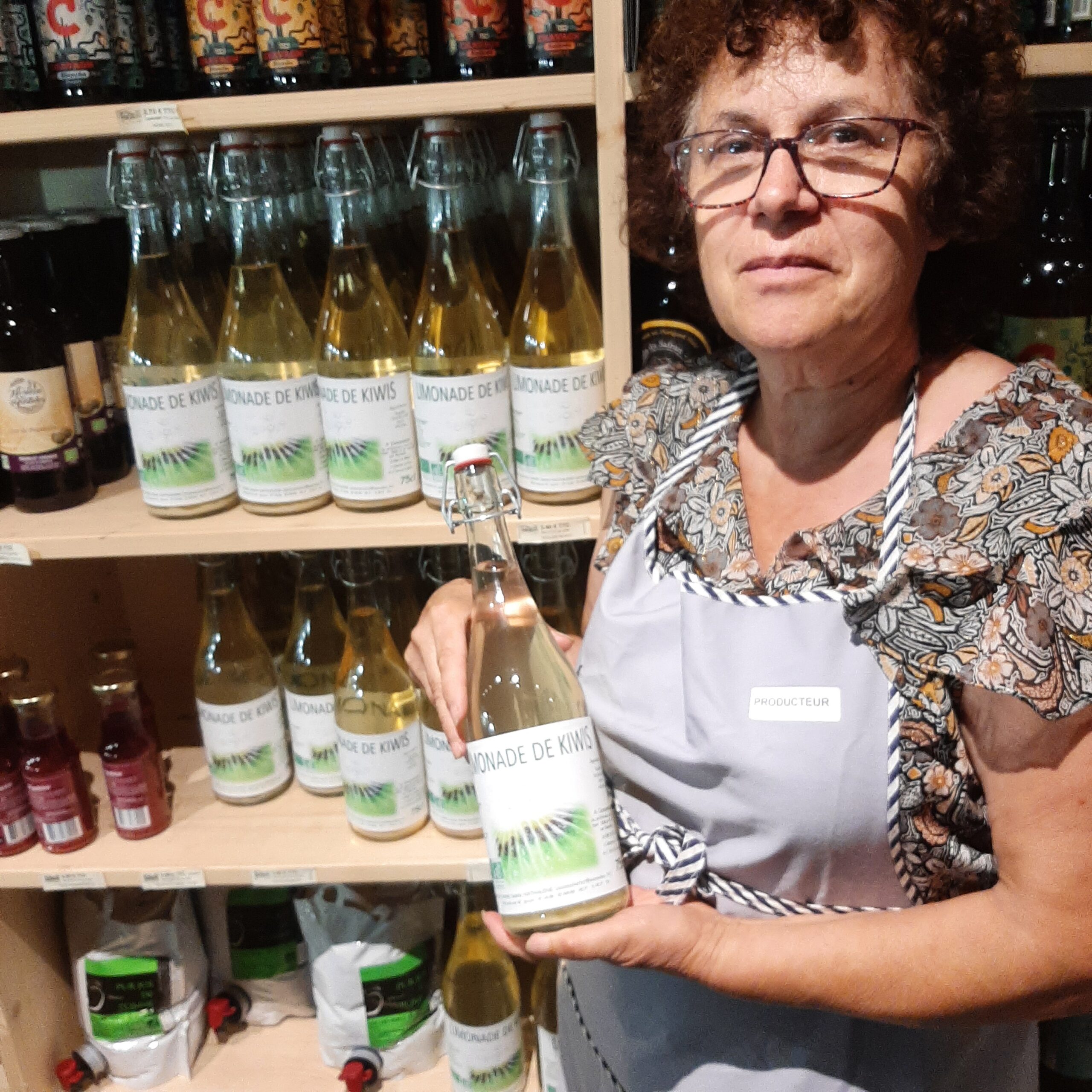 Limonade de Kiwi bio - La Ferme de Vialard