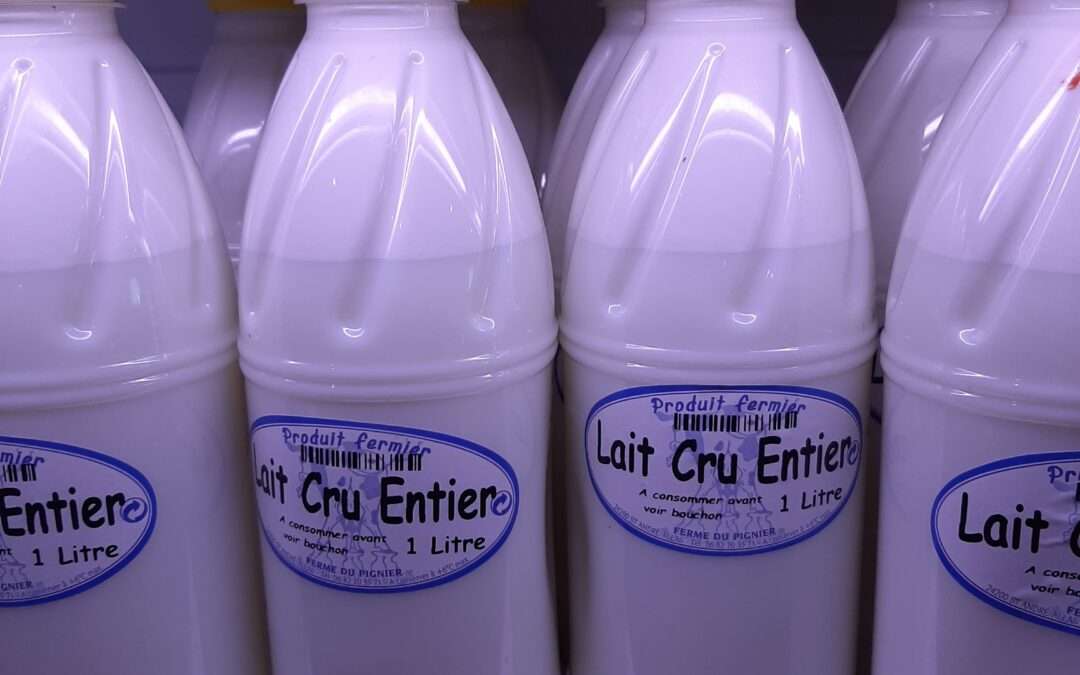 Le lait entier Gaec du Pignier