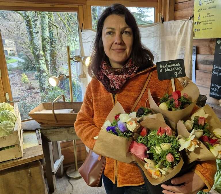 Les premières fleurs fraîches