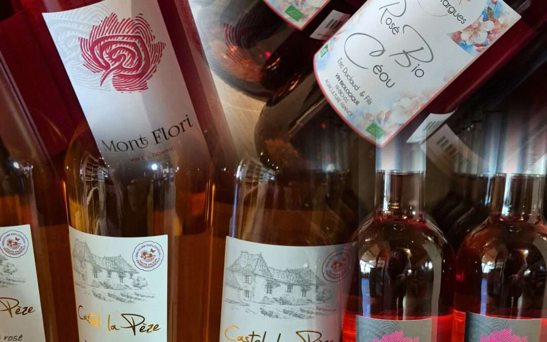 Nos vins rosés locaux