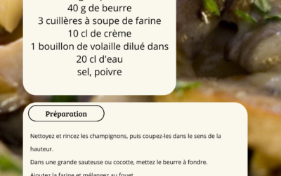 Pleurotes: idée recette
