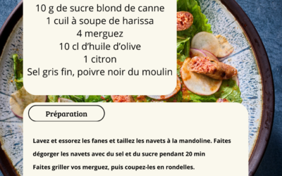 Navets nouveaux : idée recette