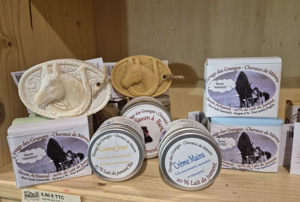 Cosmétique au lait de jument