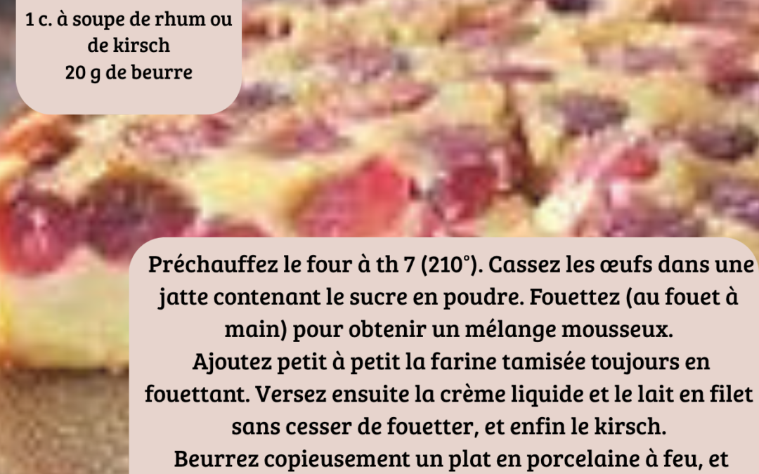 Recette: Cerises