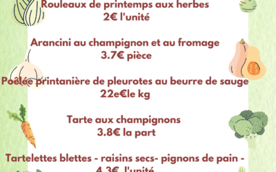 Les plats cuisinés