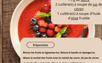 Recette: fruits rouges