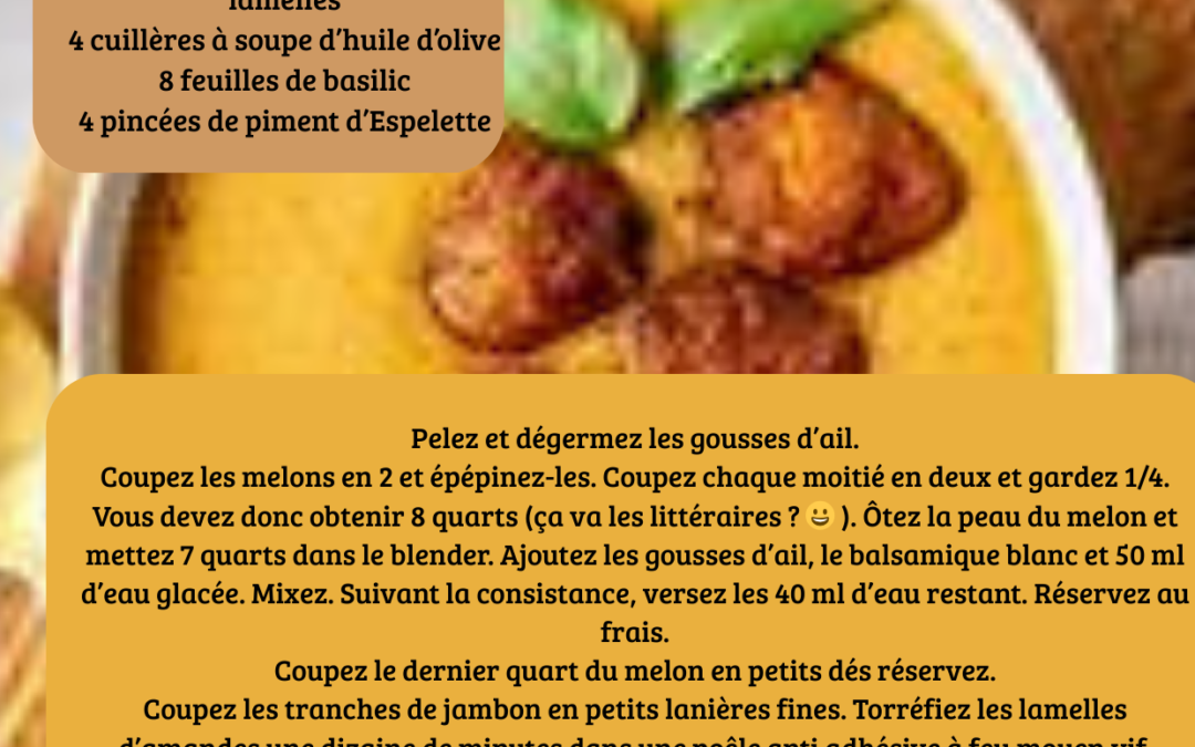 Recette: Melon