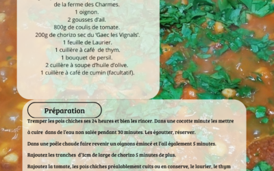 Recette: Pois chiches
