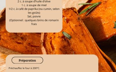 Recette: Patate Douce