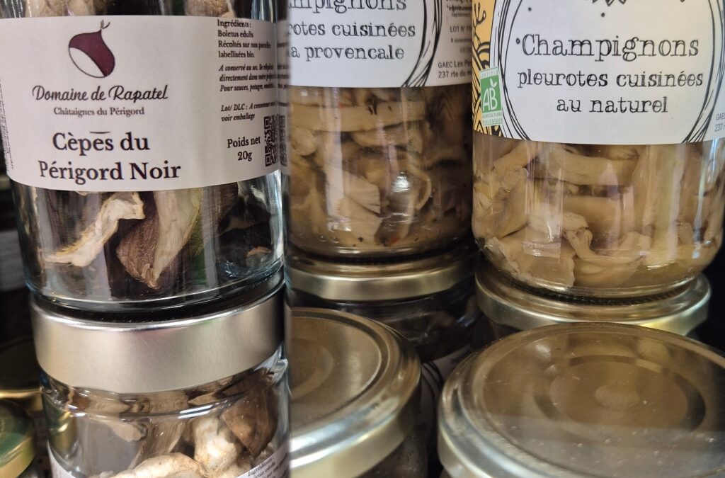 Champignons en conserves