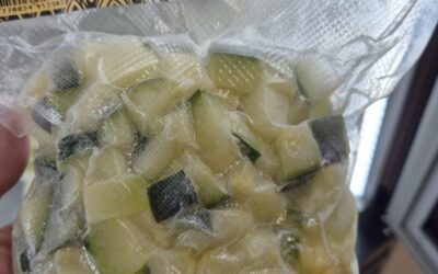 Courgettes surgelées