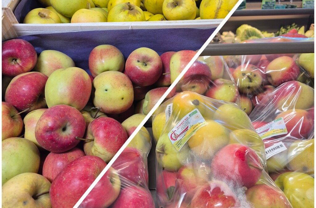 Les pommes bio