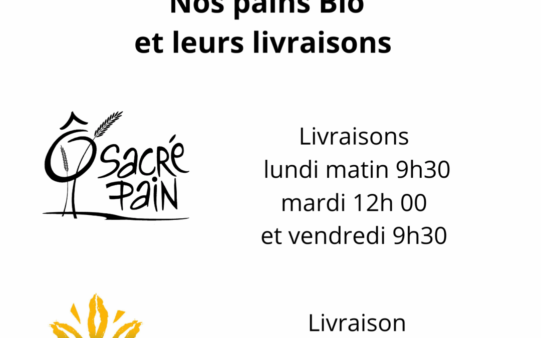 Nos pains bios