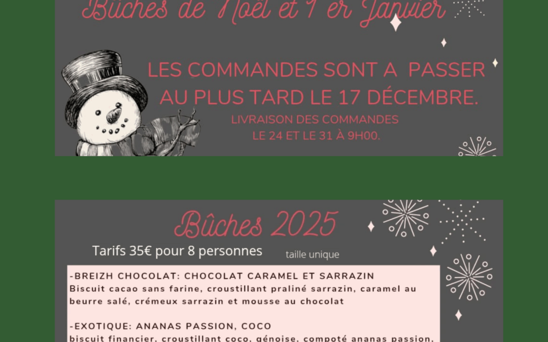 Bûches de la Blogeonie