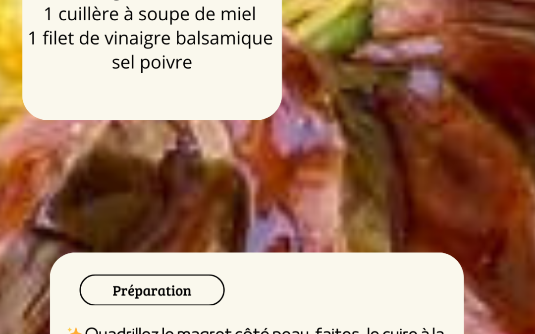 Recette: Magret de canard