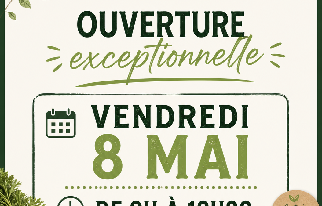 8 mai ouvert le matin