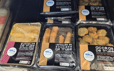 Plats cuisinés à la truite