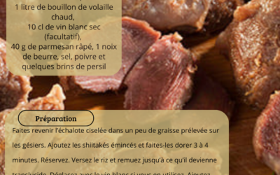 Recette: Gésiers de canard confits