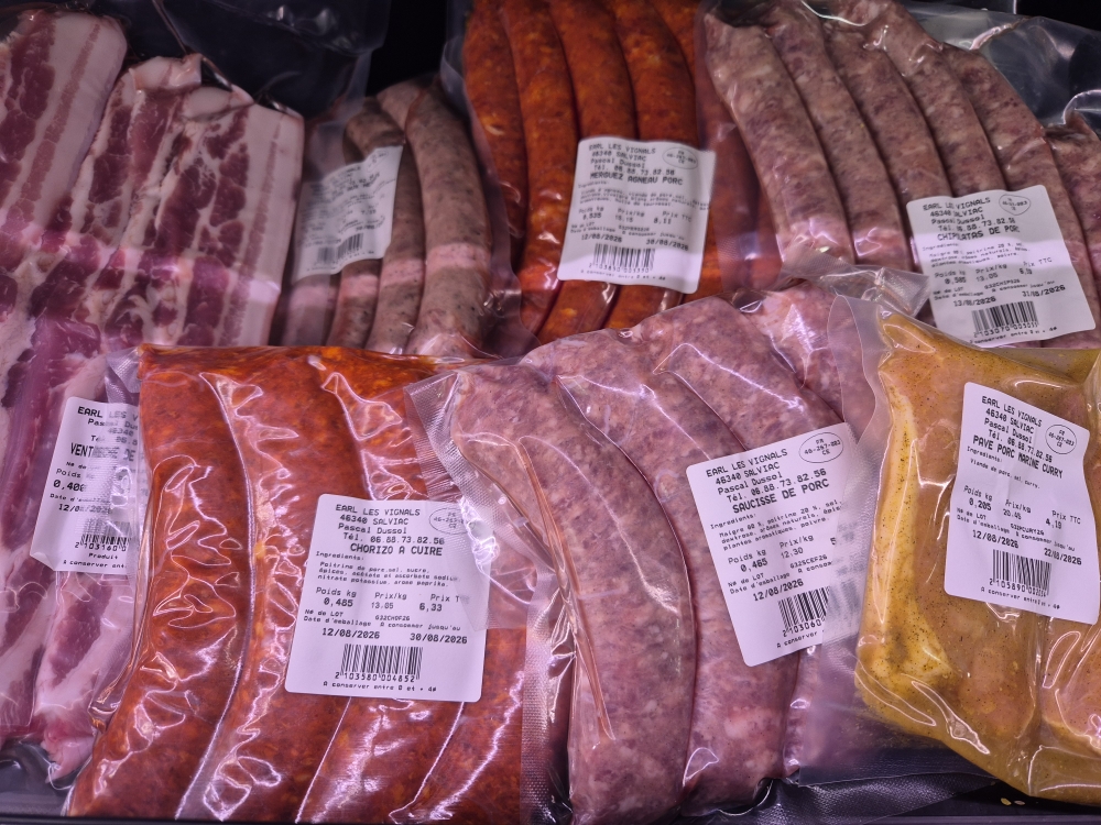 grillades de porc