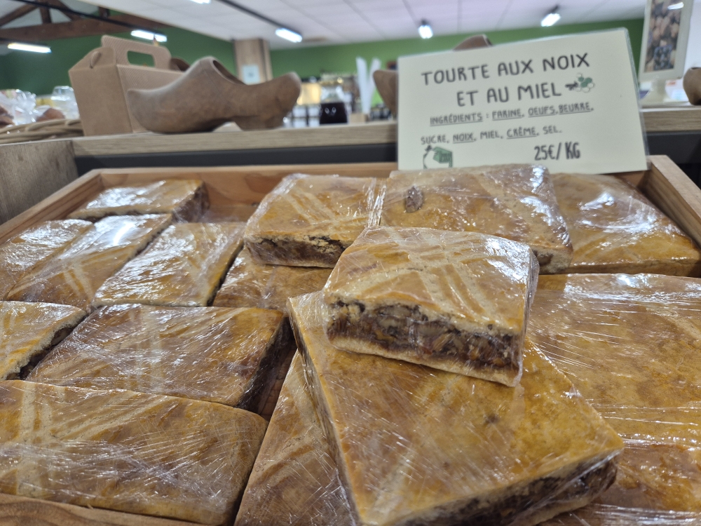 tourte aux noix et miel