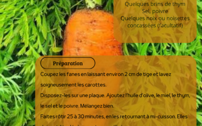 Recette: Carottes Fanes