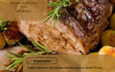 Recette: Rôti de veau