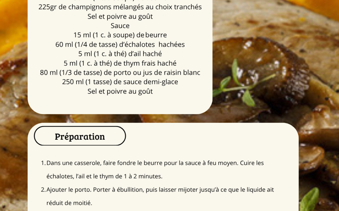 Recette : Escalope de veau