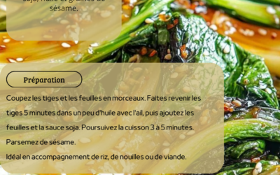 Recette: Chou Pak Choi
