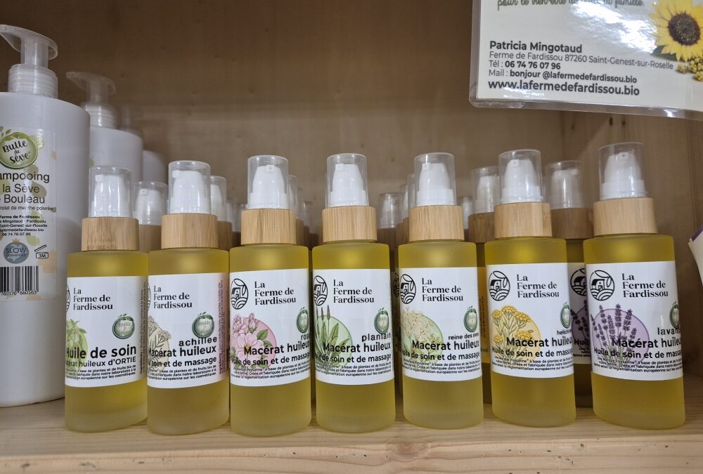 Huiles de massage