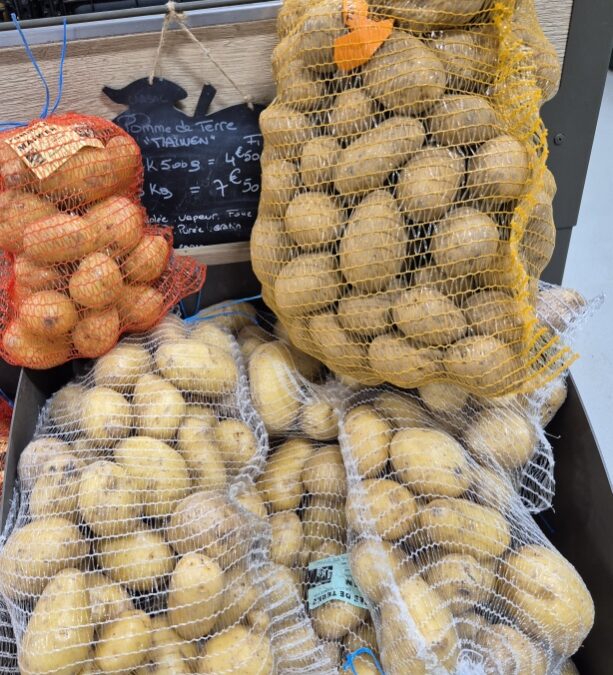 Les pommes de terre en filet